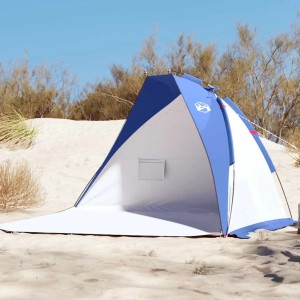 vidaXL Strandzelt Azurblau 268x223x125 cm 185T Polyester 94406