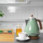 Relaxdays Teebox aus Bambus mit 12 Fächern zur Aufbewahrung von Teebeuteln und Kaffeekapseln.