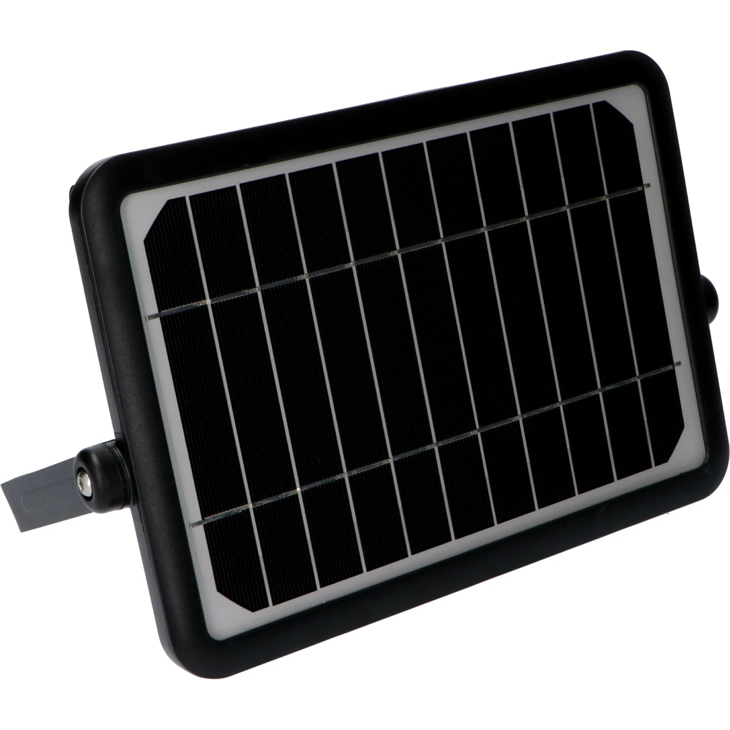 Schwarze LED Solar-Außenleuchte mit Sensor, 10W, 1080lm, 3000K. Solar-Wandleuchte.
