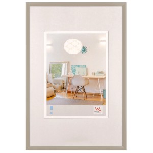 Grauer Kunststoff Bilderrahmen 50x70 cm von walther design, New Lifestyle Serie.