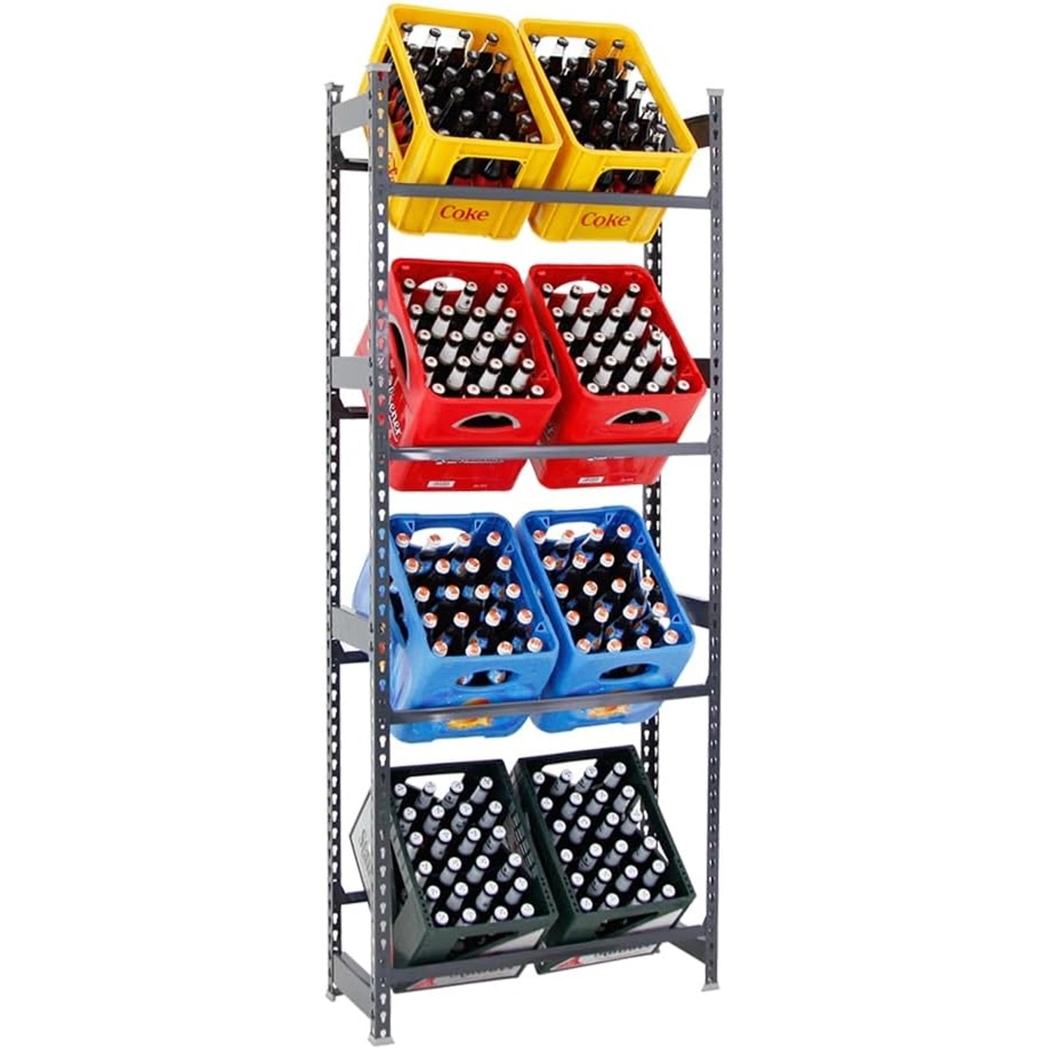 PROREGAL Getränkekistenregal Getränkeregal High Big Camel HxBxT 200x80x30 c günstig online kaufen