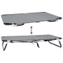 vidaXL Hundebett Hellgrau 105 x 65 x 18 cm Stahl 42008218_8