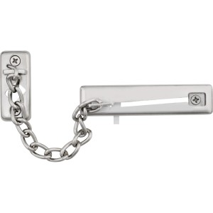 Abus Türkette SK69 N SB aus Stahl, Türsicherung mit Kette und Riegel für Haustüren.