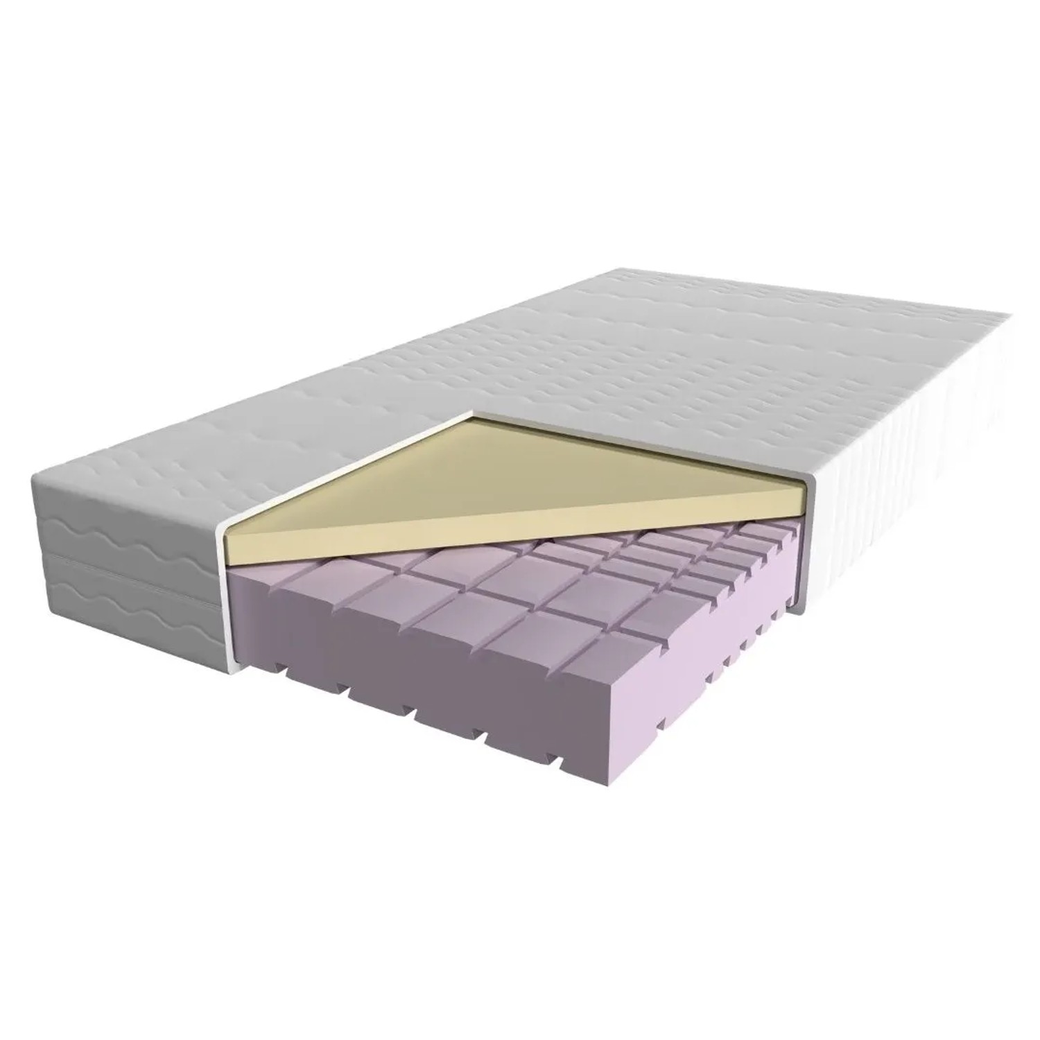 AM Qualitätsmatratzen Premium 7 Zonen Viscomatratze Made in Germany 140x200cm