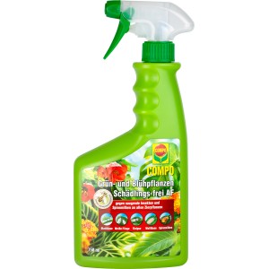 Compo Schädlingsfrei AF für Grün- und Blühpflanzen, 750ml Sprühflasche.