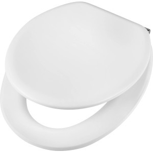 baliv Deluxe WC-Sitz Hastings mit Absenkautomatik MDF Holzkern Weiß