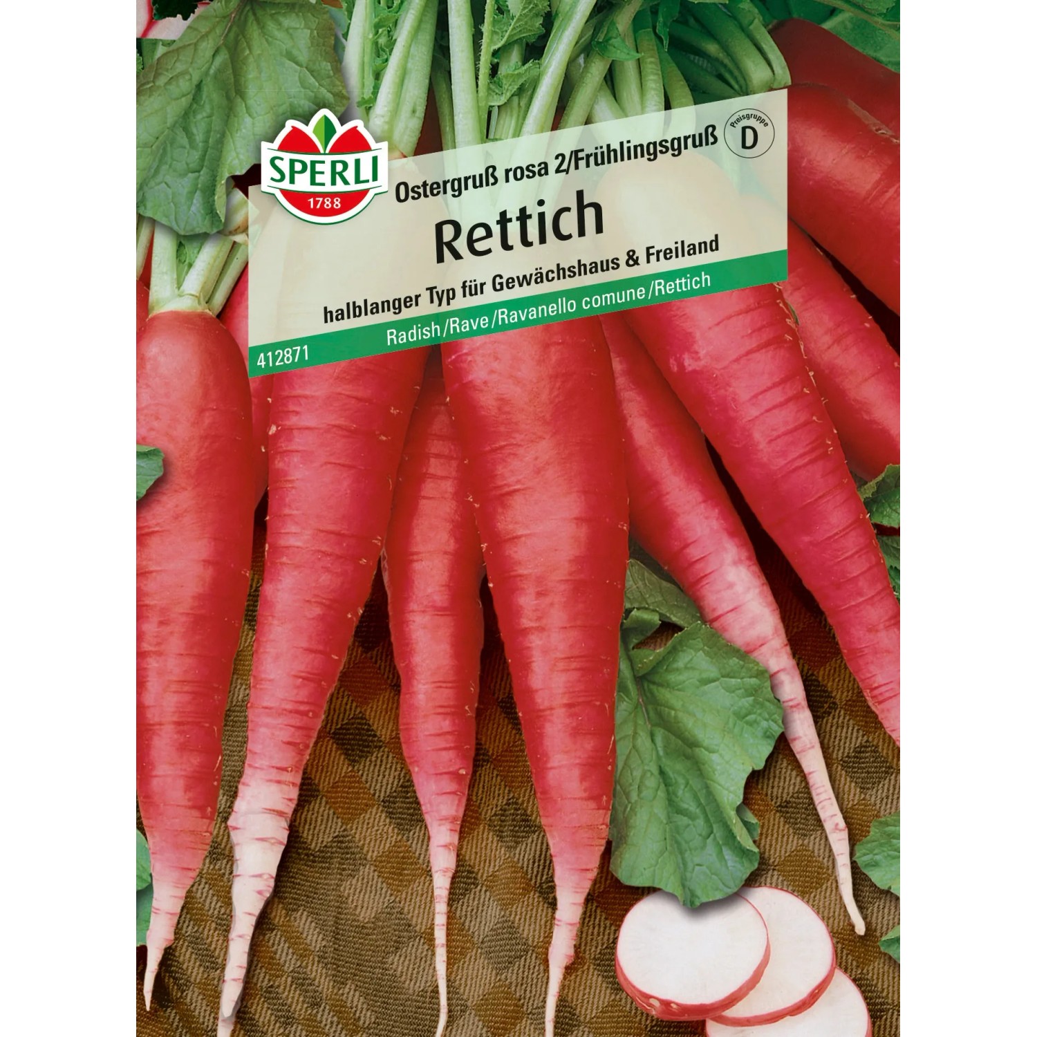 Sperli Rettich "Ostergruß rosa 2 / Frühlingsgruß"
