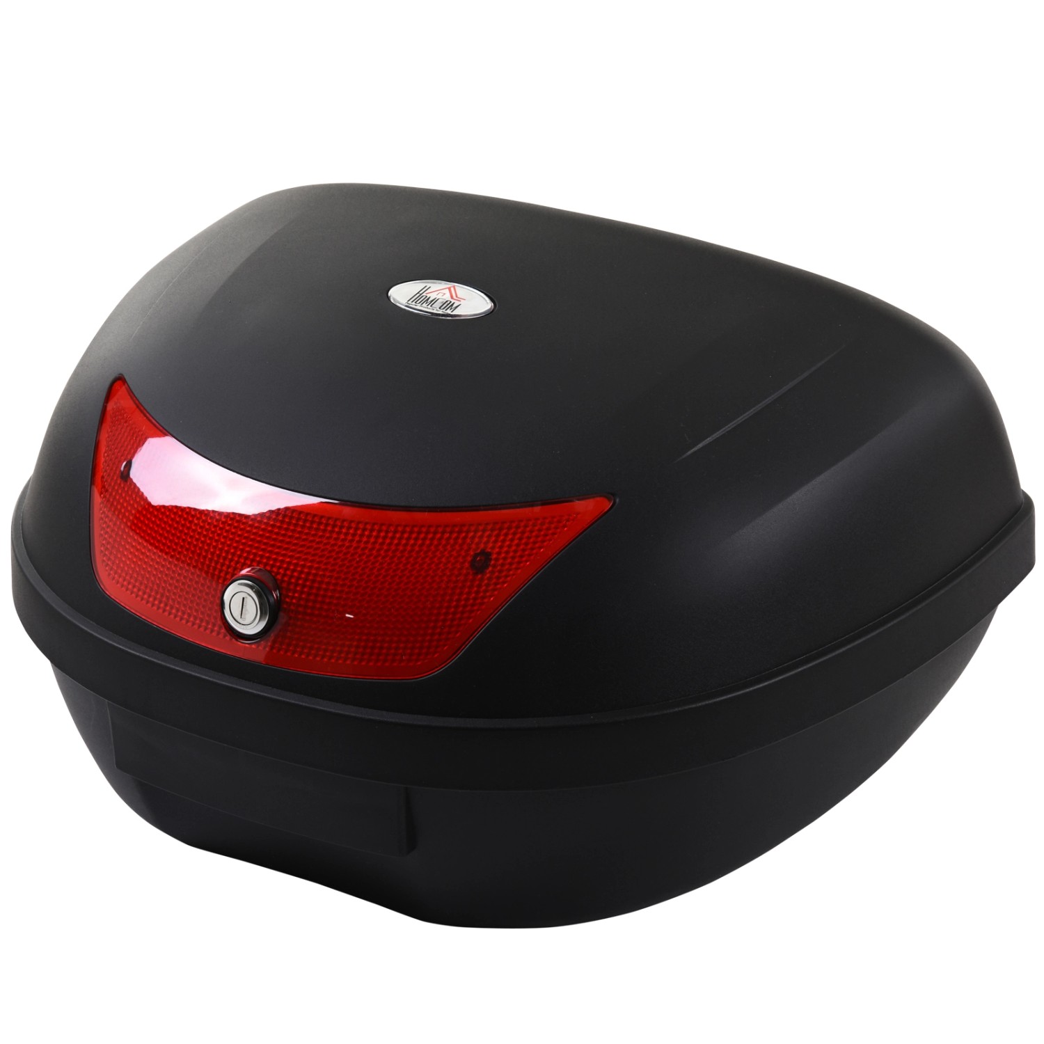 HOMCOM Top Case Motorradkoffer PP Schwarz 59L x 43B x 33H cm günstig online kaufen