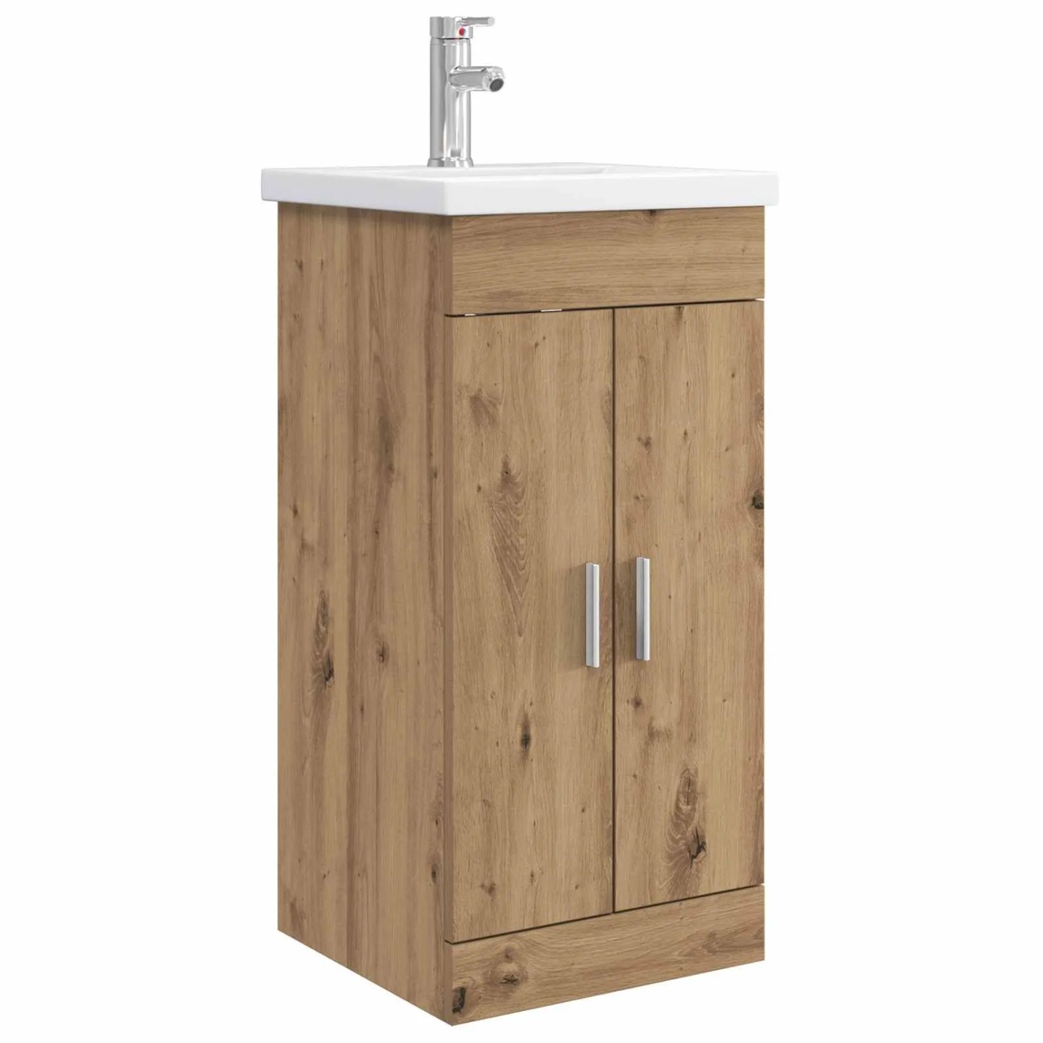 vidaXL Badezimmerschrank mit Waschbecken Artisan-Eiche 890679