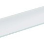Eckiger Glasboden Villar aus Milchglas, 60x15 cm, für Regalböden und Möbelbau.