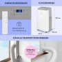 Klarstein Grandbreeze Eco 12K Klimaanlage: Mobiles Klimagerät in Weiß mit Fernbedienung und Fensterabdichtung.