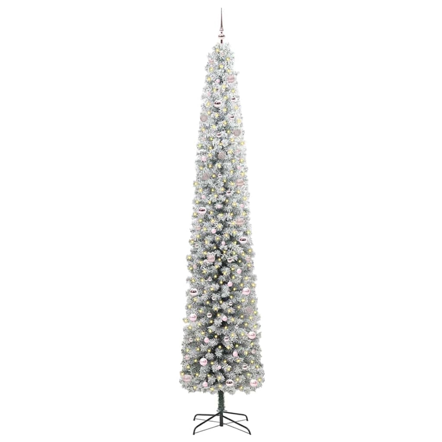 vidaXL Künstlicher Weihnachtsbaum mit 300 LEDs mit Ständer Grün 300 cm 3395064