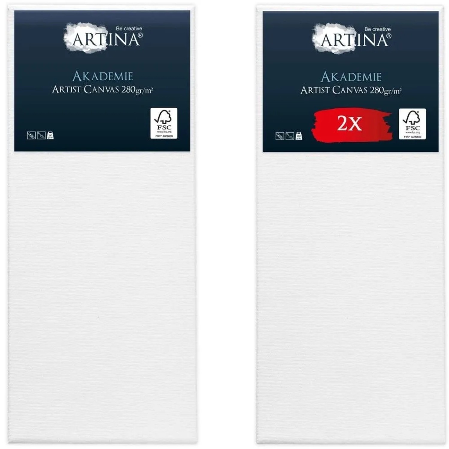Artina Akademie Keilrahmen 60x140cm FSC 2tlg
