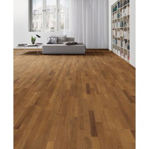 Verlegter Living by Haro Schiffsboden Parkett Eiche Mocca, strukturierte Oberfläche, Naturöl