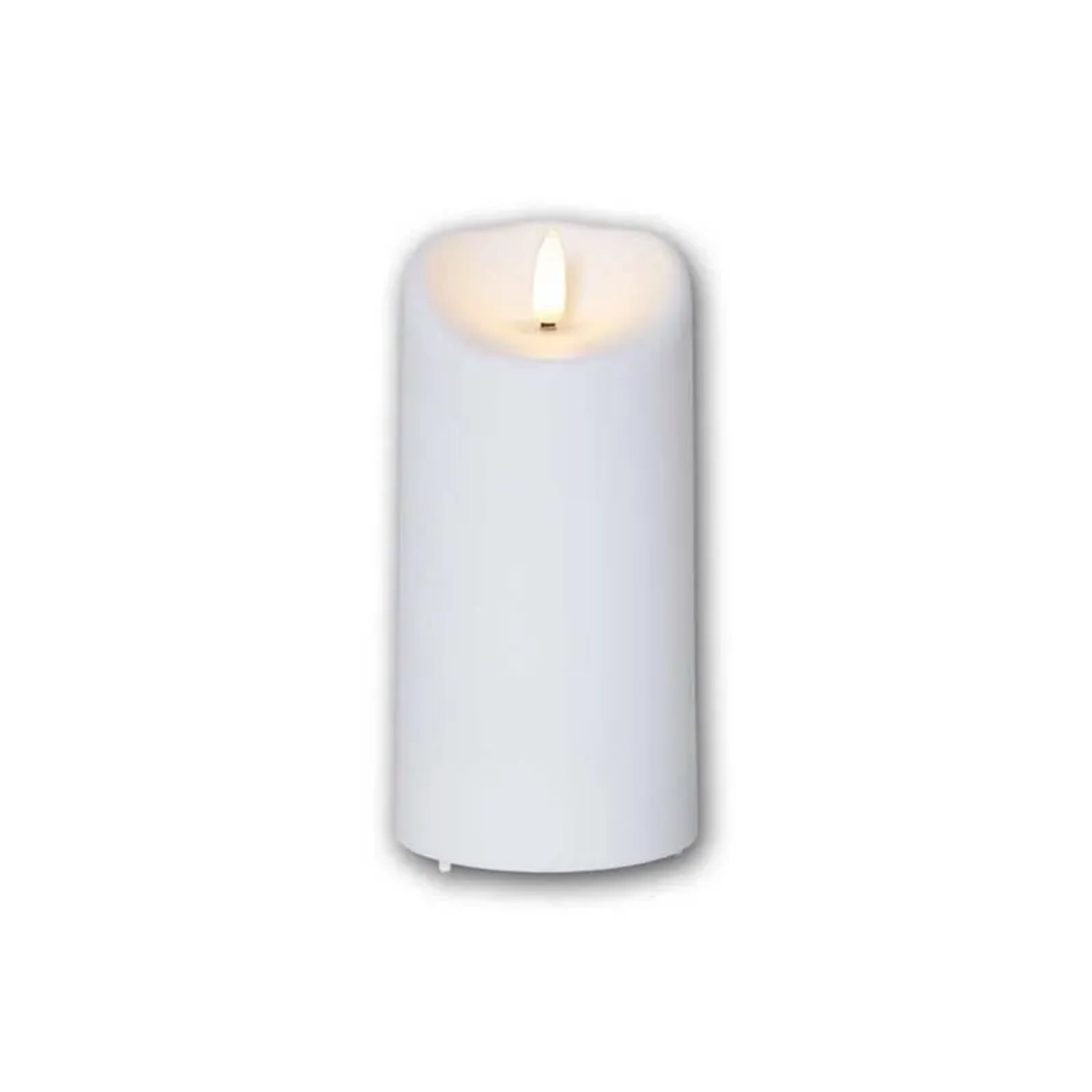 Star Trading LED Außen-Kerze 3D-FLAMME 75x15cm Timer Warmweiß