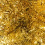 Goldene LED Weihnachtsgirlande, 5m, festliche Deko für Innenräume.