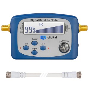 hb-digital Satfinder Digital SF-888G Display Kompass Ton Blau