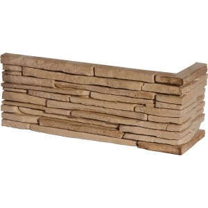 Stegu Verblender Ecke Venezia Beige, Gips-Verblender für Innenräume.