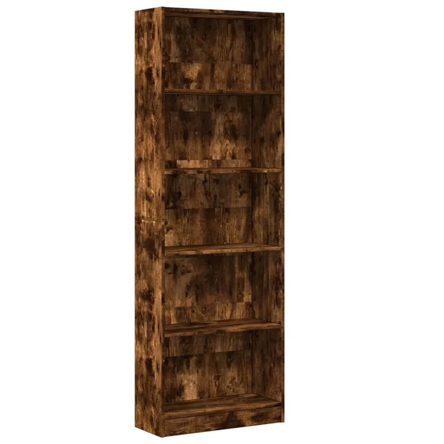 vidaXL Bücherregal Räuchereiche 60x24x176 cm Holzwerkstoff 857825 günstig online kaufen