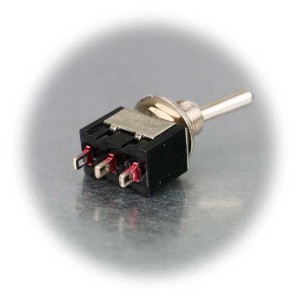 Sintron Miniatur-Kipptaster, 1-polig, Schließer/Öffner für Schalterprogramme.