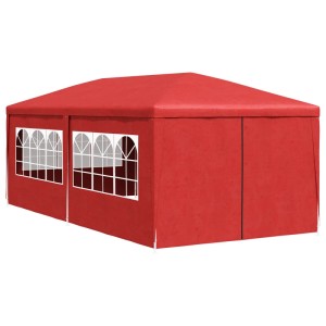 vidaXL Party-Zelt Rot 600 x 300 x 255 cm PE und Stahl 42032349