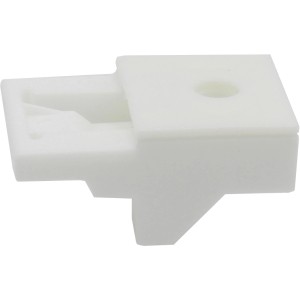 Mydeco Deckenbefestigung für 1-läufige Gardinenstange Smart, weiße Halterung.