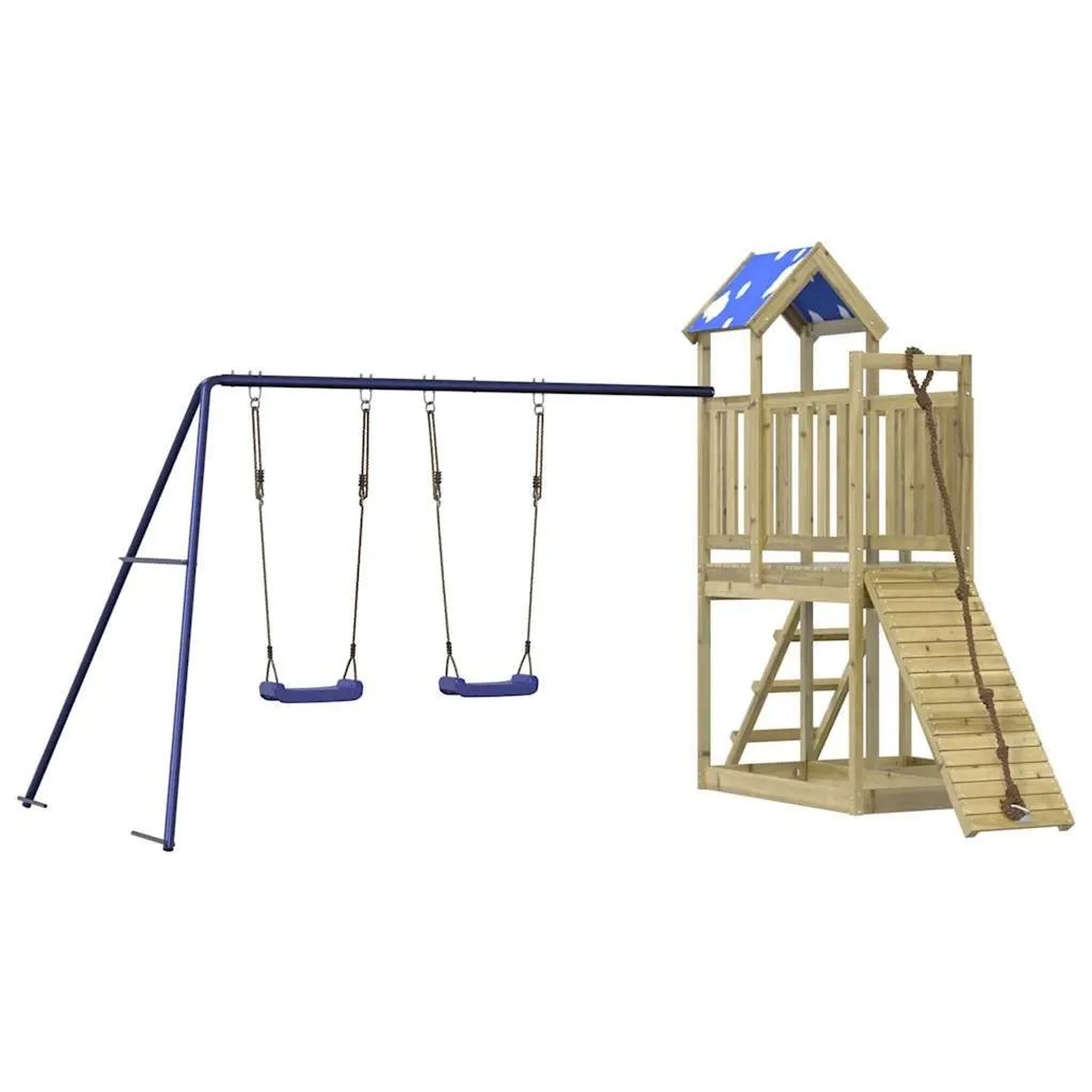 vidaXL Spielturm Imprägniertes Kiefernholz 3278973
