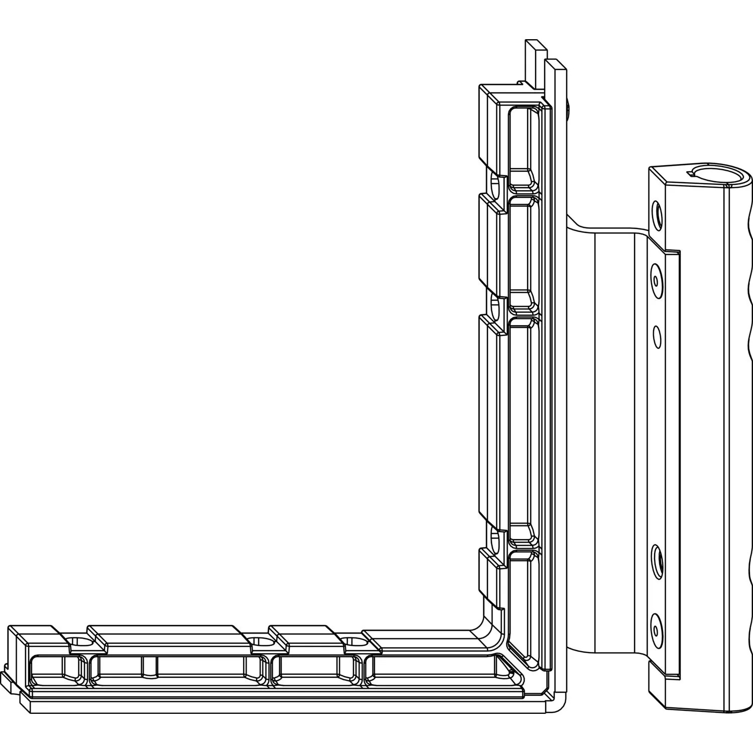 Maco Falzecklagerband Mammut 220kg 12/18-13mm Silber Rechts