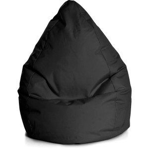 Schwarzer Sitting Point Sitzsack Brava, 120 l, für Kinderzimmer und zum Relaxen.