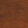 Detailaufnahme: Braunes Holzwerkstoff-Muster des vidaXL Waschbeckenunterschranks.