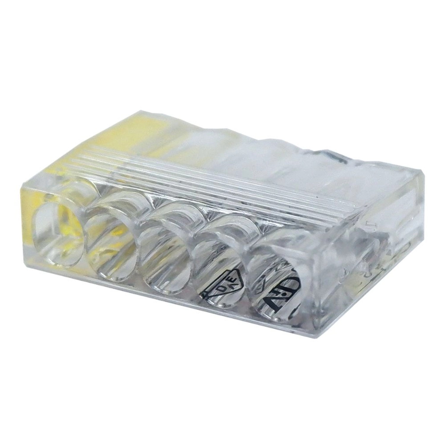 ViD Steckklemme VC05 0,5-2,5 mm² 5-Polig Gelb 100 Stück