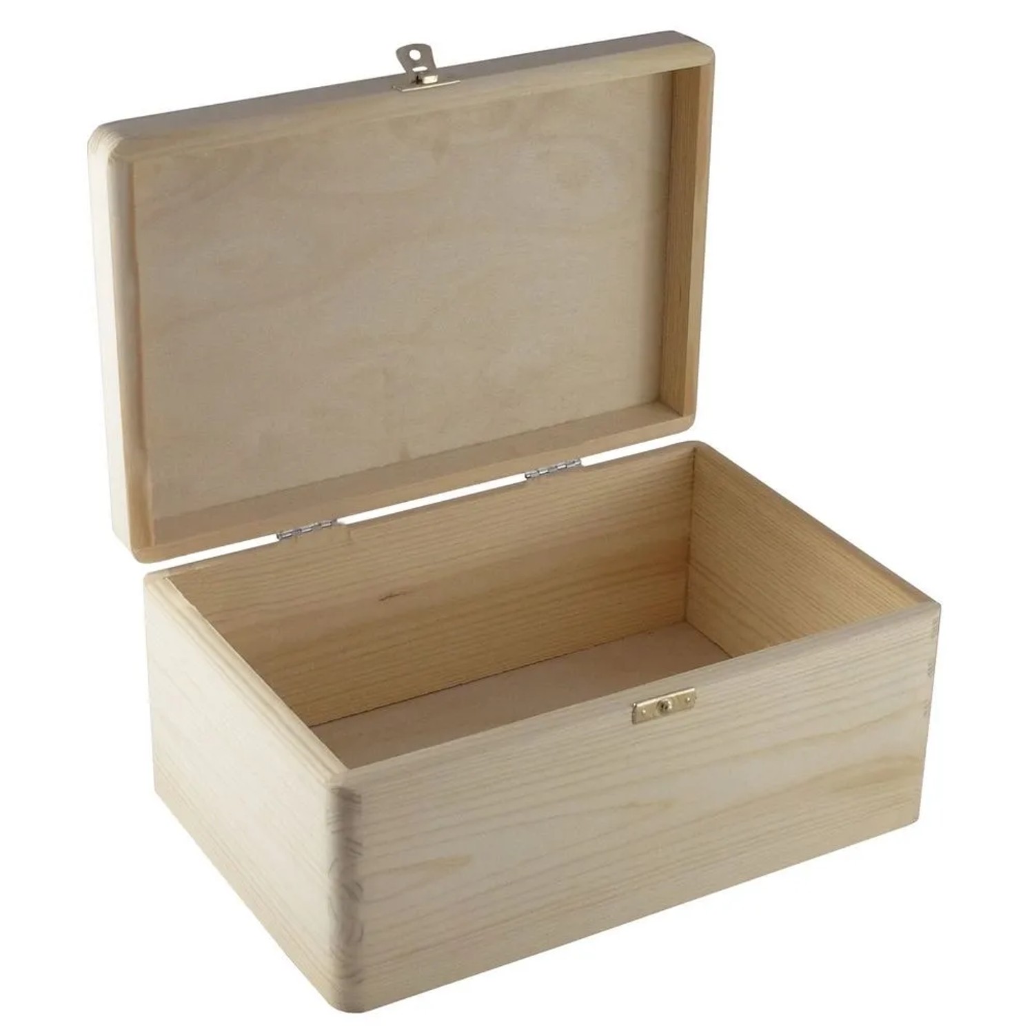 HolzFee Holzkiste Holzbox 30 x 20 cm Aufbewahrungsbox mit Verschluss kaufen bei OBI