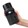 Artina Crylic Acrylfarbe Schwarz, 500ml Flasche in Hand. Künstlerfarbe für Acrylmalerei.