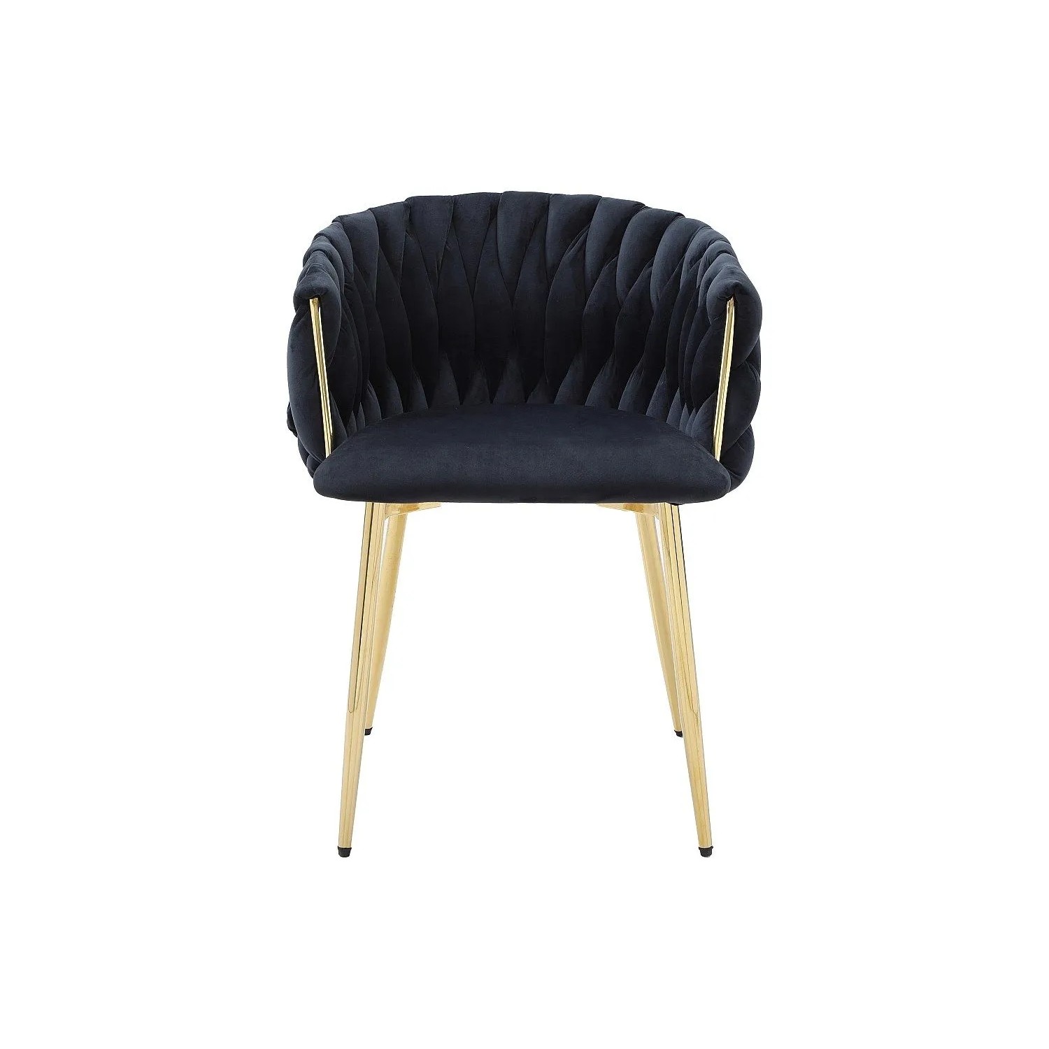 Vente-unique Stuhl Elegano Schwarz 57 cm