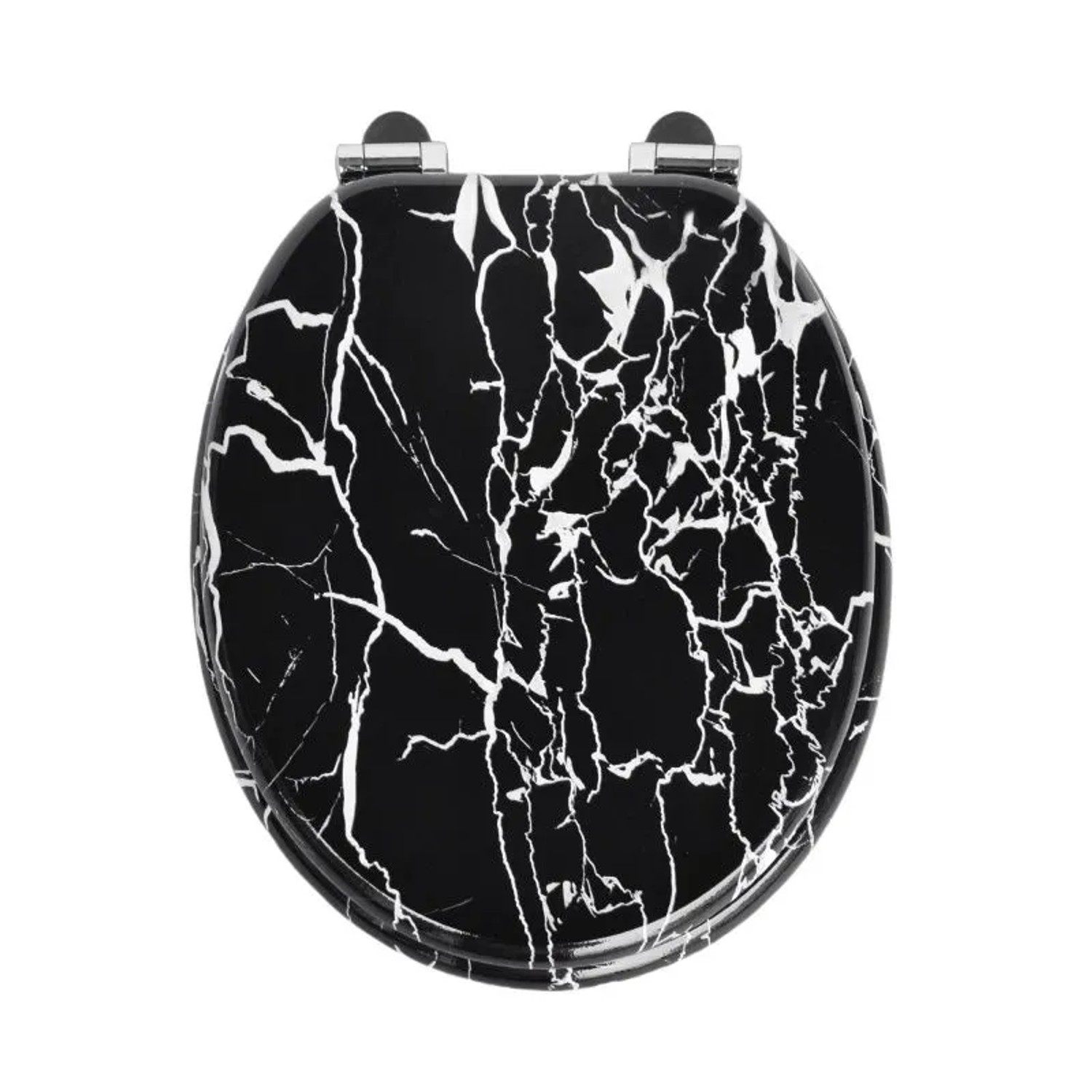 SINOBATH WC-Sitz mit Absenkautomatik Softclose Variabel Scharniere MDF-Material Für Fast Alle Toilettenbecken 43,5 x 37,...