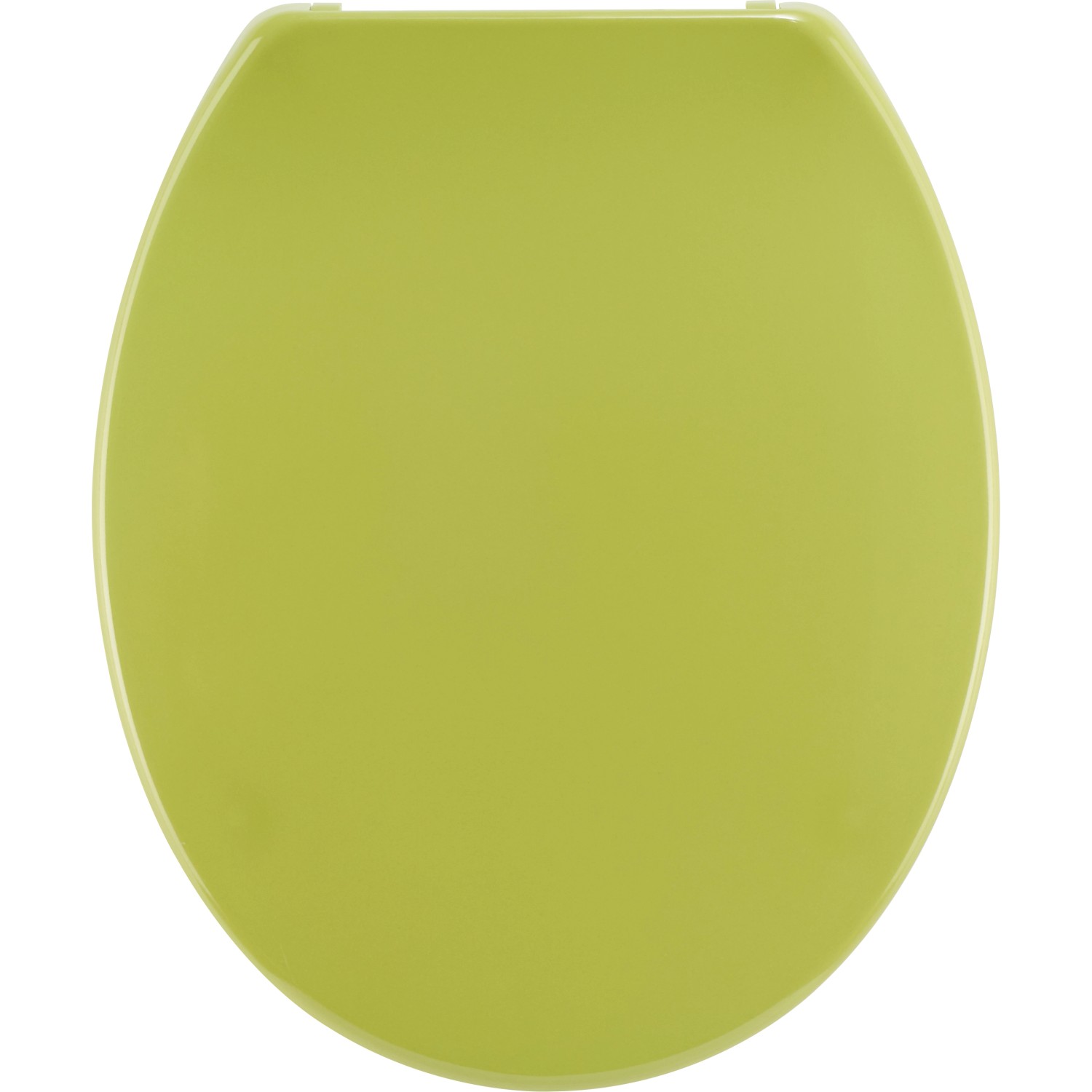 Grüner baliv WC-Sitz Belida aus Duroplast, ovale Form. Toilettendeckel für Standard-WCs.