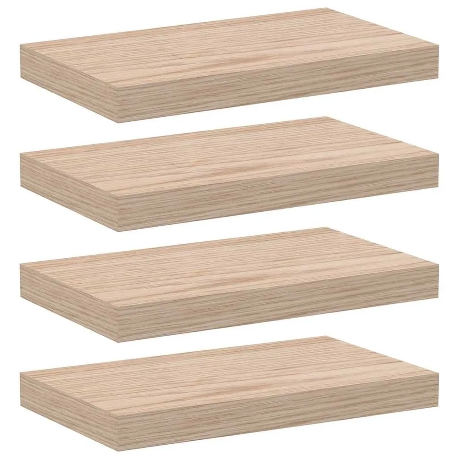 vidaXL Schweberegale 4 Stk. 40x23,5x4 cm Holzwerkstoff 4010684