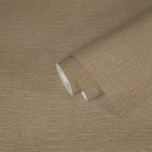 Bricoflor Vliestapete in Ocker mit Ethno-Chic Muster für Wohnzimmer und Büro.