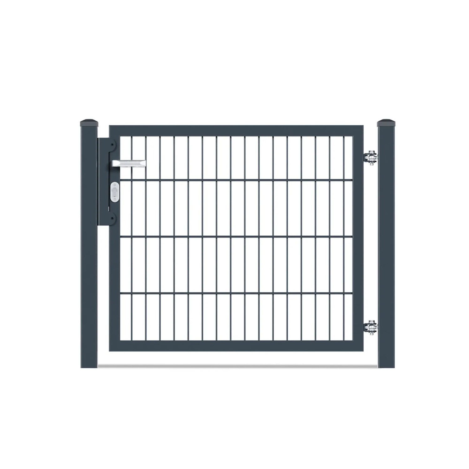 Deutsche Zauntechnik Gartentor Vario Basic DS 100 cm x 100 cm Anthrazit