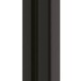 Anthrazit Vierkant-Pfosten (7x7x176 cm) für Zaunbau & Sichtschutz.
