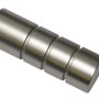 Gardinia Endstück Europa Andra, silber-satin, für 19 mm Stangen. Zubehör für Stilgarnituren.