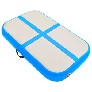 vidaXL Aufblasbare Gymnastikmatte mit Pumpe 60x100x20 cm PVC Blau 92656