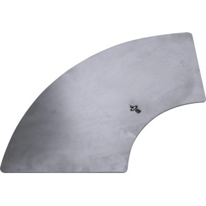 Edelstahl Plattenaufsatz M, 57x27cm, für Grill als Ablagefläche.