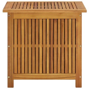 VidaXL Gartenbox aus Akazie, 60x50x58 cm, Massivholz, ideal zur Aufbewahrung im Garten.