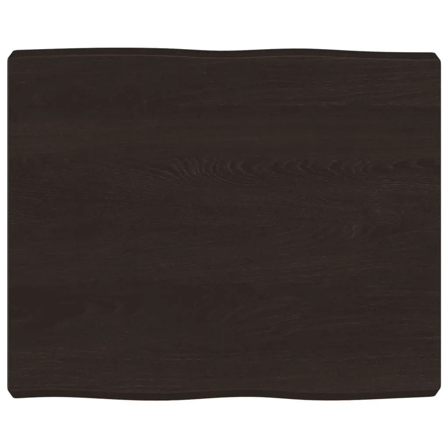 vidaXL Tischplatte 60x50x2-6 cm Massivholz Behandelt Baumkante 364000