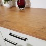 Flex-Well Arbeitsplatte Lancelot Oak, 150,5 cm breit, Holzdekor, auf Kommode