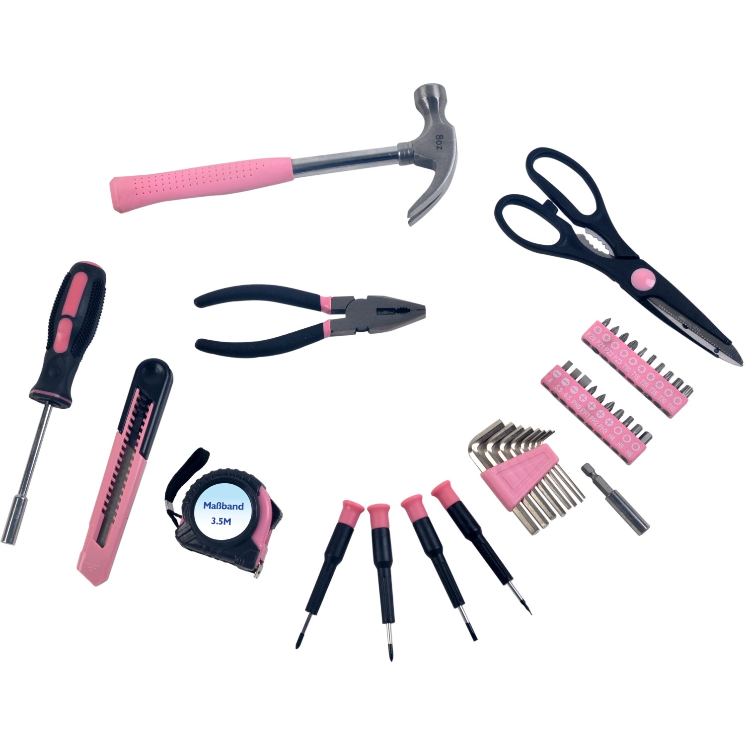 YelloBabe Set Pink  Werkzeugset für Werbetechnikerinnen