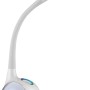 Weiße Globo LED-Tischleuchte Tarron mit flexiblem Arm und Farbwechsler für den Schreibtisch.