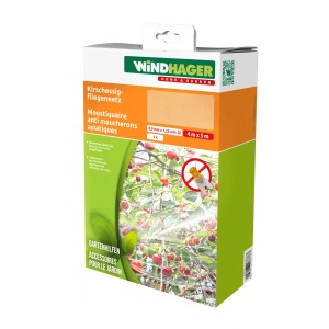 Windhager Kirschessigfliegen-Netz, 400x500cm, zum Schutz von Obst vor Schädlingen.