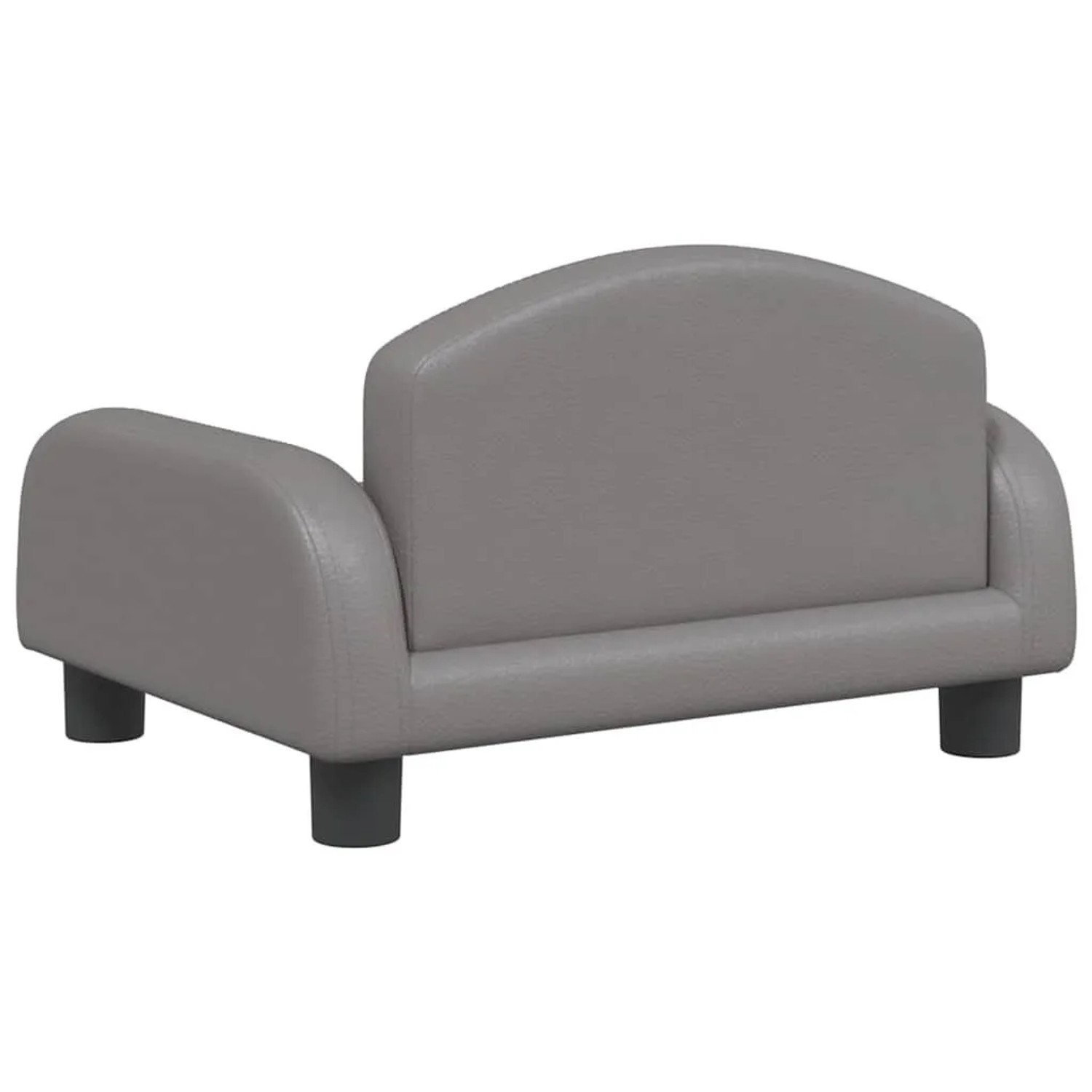 vidaXL Hundebett Grau 50x40x30 cm Kunstleder 171979_5